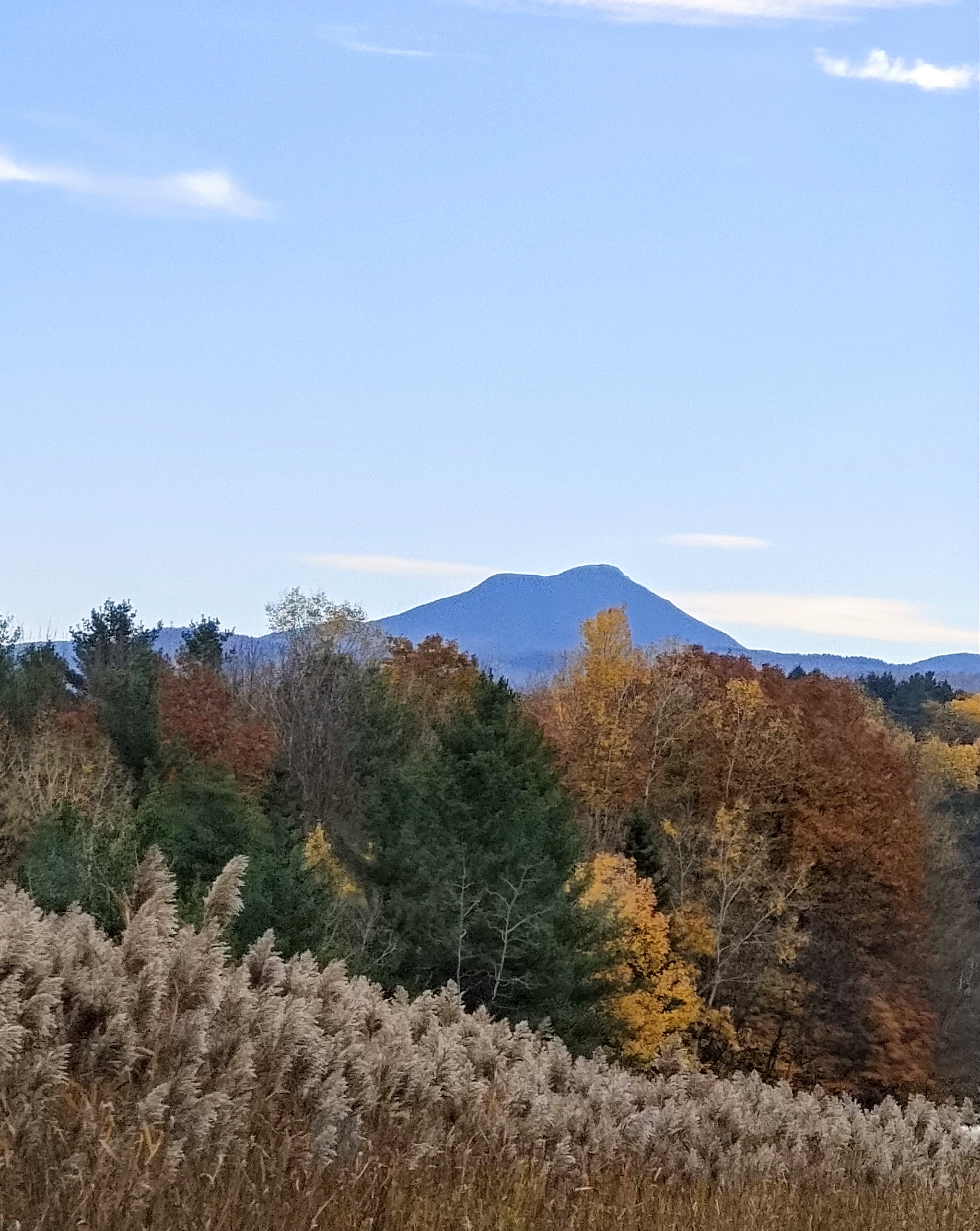 Vermont autumn mountain view